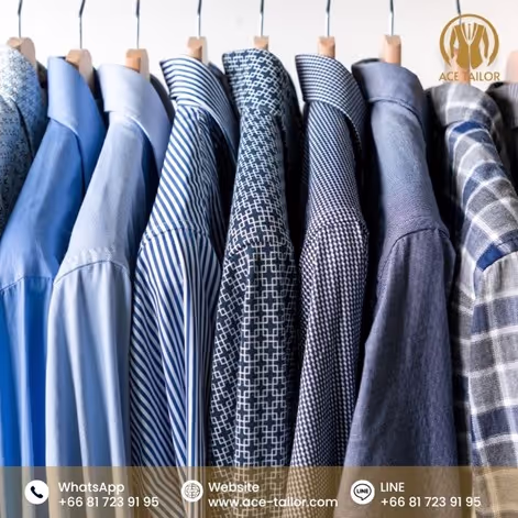 Shirts for men cover a large variety of fabrics. The most commonly used are the various cotton fabrics woven from different mills worldwide
