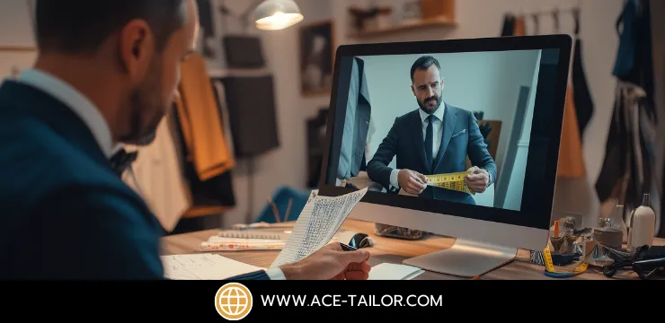ZOOM CALL US  TO CUSTOMIZE YOUR OUTFIT WITH  ACE TAILOR