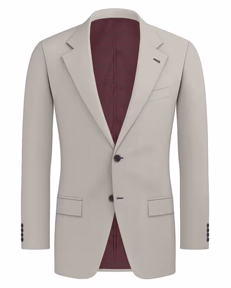 In the case of custom suits we have a combination of linings for the inner jacket