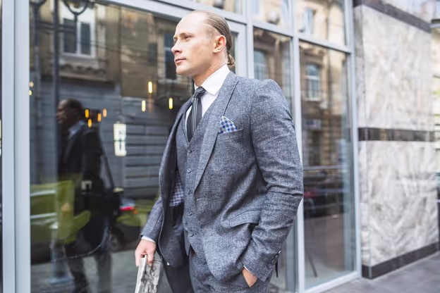 3. Windowpane Double-Breasted Suits/Jackets