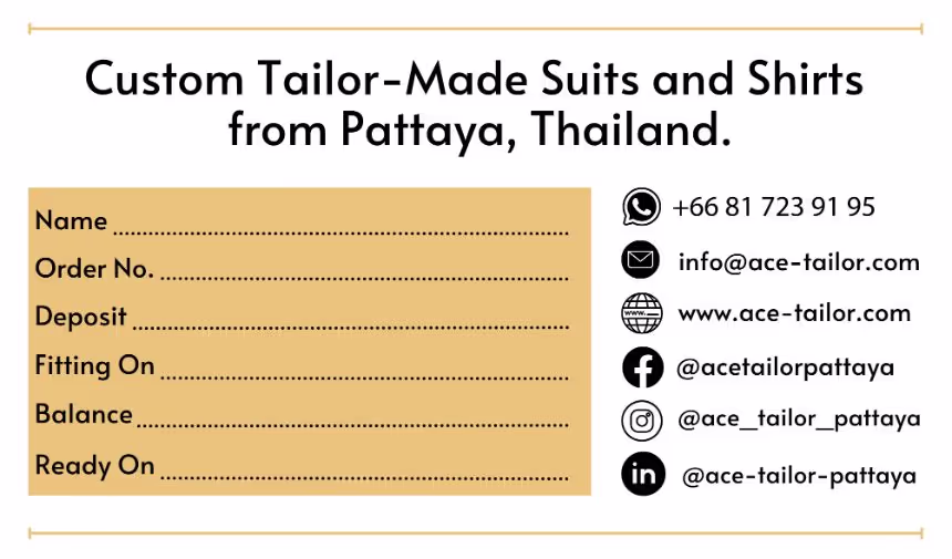 Brand Building: By offering a unique and personalized experience, tailors can enhance their brand reputation and attract new clients.