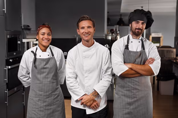 Unique designs can help a company stand out from competitors, especially if the industry is saturated with generic uniforms.